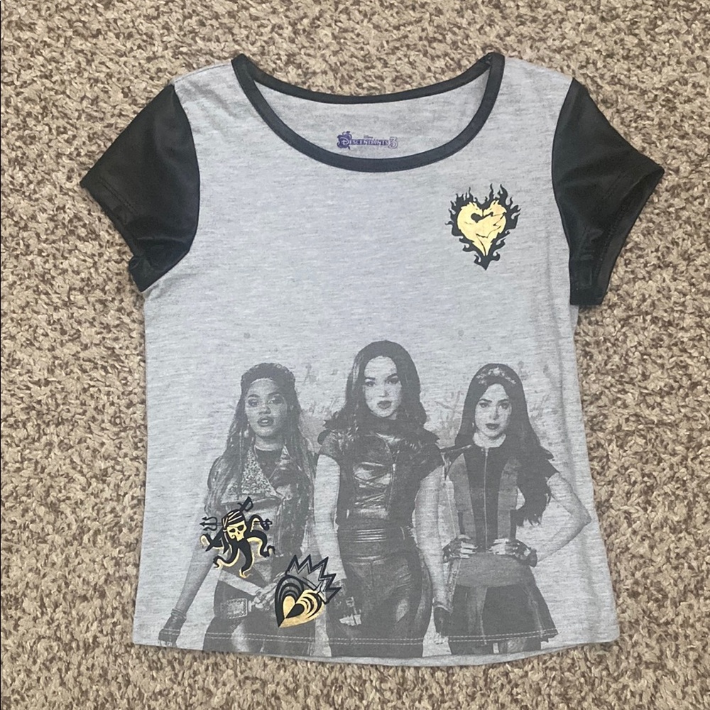 NWOT Disney Descendants 3 Mal T-Shirt & Vest Set - Picture 2 of 14